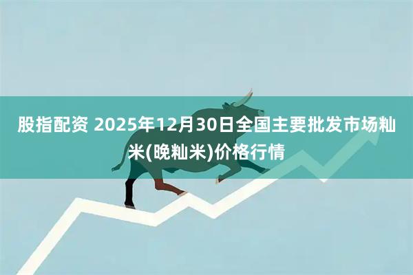 股指配资 2025年12月30日全国主要批发市场籼米(晚籼米)价格行情